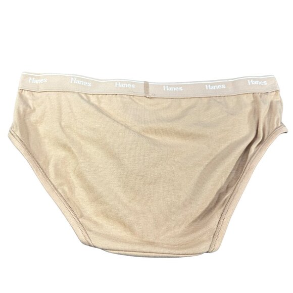 Hanes Women's Size Medium Panty Hipster Original Beige New With Tags - Picture 2 of 8